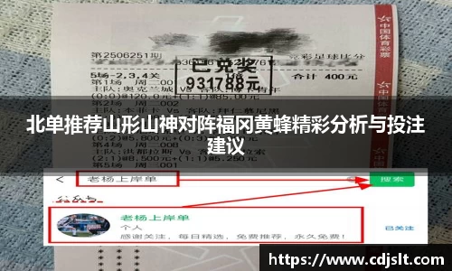 北单推荐山形山神对阵福冈黄蜂精彩分析与投注建议